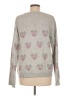 Splendid Hearts Gray Pullover Sweater Size M - photo 2