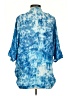 Ava Sky 100% Silk Blue Kimono Size XS - photo 2