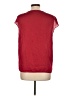 Talbots 100% Polyester Red Short Sleeve Blouse Size 12 - photo 2