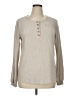 Fashion Tan Ivory Long Sleeve Top Size XL - photo 1