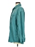 Assorted Brands 100% Silk Teal Long Sleeve Silk Top Size M - photo 5