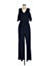 Calvin Klein Solid Blue Jumpsuit Size 8 - photo 1