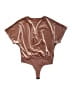 NSR Metallic Brown Bodysuit Size XS - photo 2