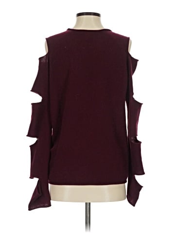 Aqua Cashmere Pullover Sweater (view 2)