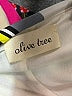 Olive Tree Stripes Color Block Yellow Casual Dress Size S - photo 7