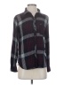 Rails 100% Rayon Plaid Burgundy Long Sleeve Button-Down Shirt Size S - photo 1