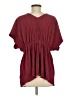 Isabel 100% Recycled Polyester Burgundy Kimono Size M - photo 2