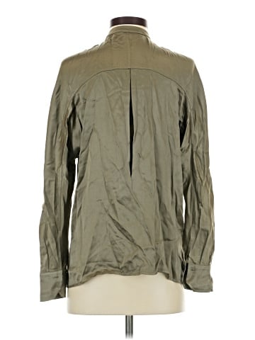 Vince. Long Sleeve Silk Top (view 2)