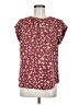 Fun2Fun Burgundy Short Sleeve Blouse Size M - photo 1