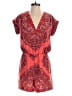 Banana Republic Paisley Red Romper Size 2 - photo 1