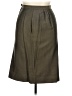 Kasper 100% Rayon Solid Gray Tan Formal Skirt Size 14 - photo 1