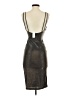 Assorted Brands Metallic Gray Cocktail Dress Size S - photo 2