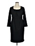 The Fold Solid Black Cocktail Dress Size XL (estimated) - photo 1