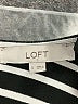 Ann Taylor LOFT Stripes Black Casual Dress Size S - photo 7