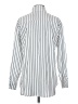 Unbranded Stripes Silver Long Sleeve Blouse Size S - photo 2