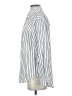 Unbranded Stripes Silver Long Sleeve Blouse Size S - photo 5