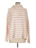 Chaps 100% Cotton Stripes Pink Pullover Sweater Size L - photo 1