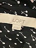 Ann Taylor LOFT Polka Dots Black Long Sleeve Blouse Size XS - photo 6