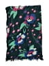Unbranded Floral Teal Blue Scarf One size - photo 2