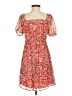 Q&A 100% Polyester Paisley Red Casual Dress Size S - photo 2