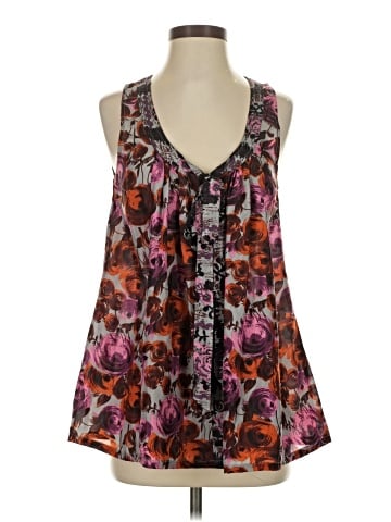 Plenty By Tracy Reese Sleeveless Silk Top (view 1)