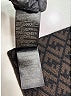 Fendi 100% Virgin Wool Black Brown Scarf One size - photo 7