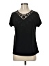 Emma & Olivia Black Short Sleeve Top Size M - photo 1