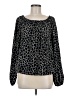 Sanctuary 100% Polyester Black Long Sleeve Blouse Size M - photo 1