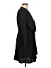 Topshop 100% Polyester Solid Black Casual Dress Size 10 - photo 4