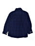 Bella Bliss 100% Cotton Plaid Blue Long Sleeve Button-Down Shirt Size 4 - photo 2