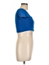 Zara Blue Short Sleeve Top Size L - photo 4