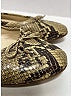 Burberry Animal Print Brown Tan Embossed Flats Size EU 39 1/2 - photo 4