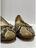 Burberry Animal Print Brown Tan Embossed Flats Size EU 39 1/2 - photo 3