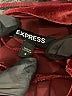 Express Solid Burgundy Jumpsuit Size 6 - photo 3