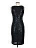 Alexa B Metallic Black Cocktail Dress Size 6 - photo 2
