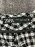 Zara Checkered-gingham Gray Black Casual Pants Size XS - photo 7