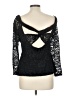 Venus Black 3/4 Sleeve Top Size L - photo 2