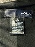 Aqua 100% Polyester Solid Black Cocktail Dress Size L - photo 7