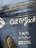 Cat & Jack Blue Denim Jacket Size 6 - 7 - photo 3