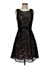 Jessica Simpson 100% Polyester Tweed Black Cocktail Dress Size 2 - photo 1