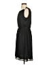 Ann Taylor LOFT 100% Polyester Solid Black Casual Dress Size 4 - photo 5