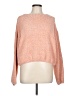Sadie & Sage 100% Polyester Tweed Orange Pullover Sweater Size L - photo 1