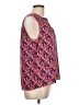 Pixley 100% Polyester Red Sleeveless Blouse Size L - photo 4