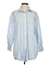 J.ING Stripes Blue Long Sleeve Button-Down Shirt Size Sm - Med - photo 1