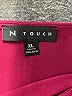 N Touch Burgundy Pink 3/4 Sleeve Top Size XL - photo 7