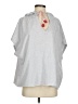 Sundays Silver Gray Poncho Size Sm (1) - photo 1