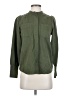 Point Sur Solid Green Long Sleeve Button-Down Shirt Size XXS - photo 1