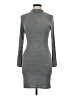 Assorted Brands Solid Gray Casual Dress Size M - photo 1