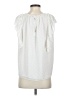 Ann Taylor 100% Polyester Ivory Sleeveless Blouse Size XS - photo 2
