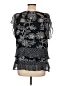 CAbi 100% Polyester Black Short Sleeve Blouse Size L - photo 2